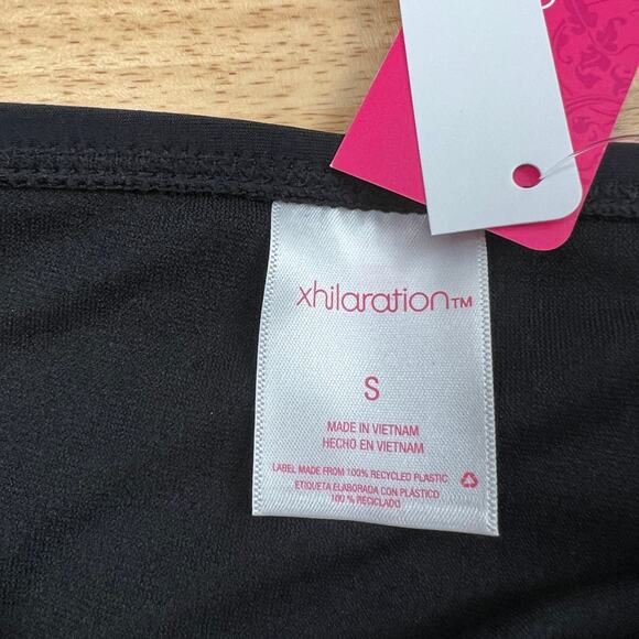Xhilaration Juniors' High Waisted Black Bikini Bottoms - Size Small - NWT - Picture 4 of 6
